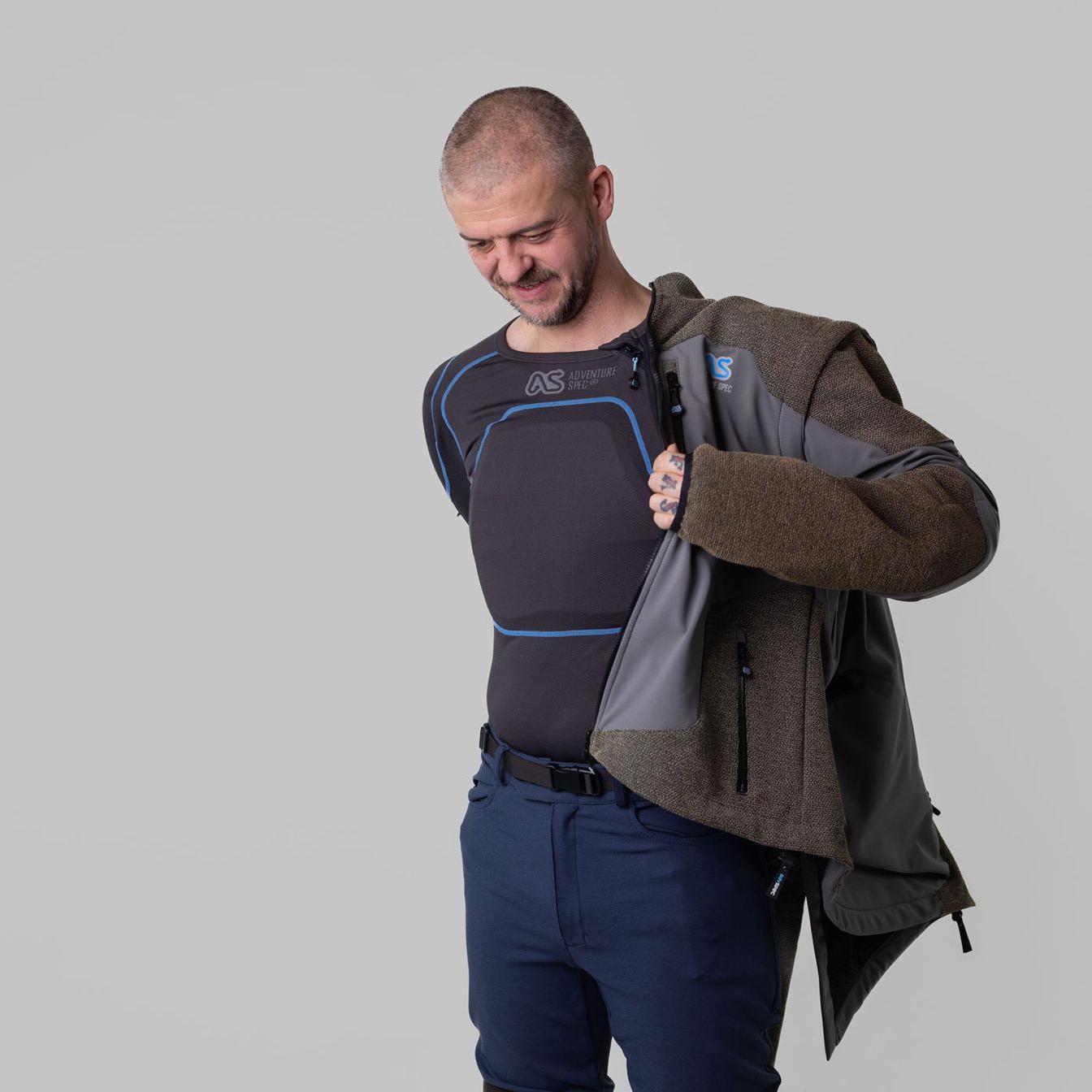 Core Armour Pocket Long Sleeve adventure spec base layer motorcycle gear adv layering outdoor gear