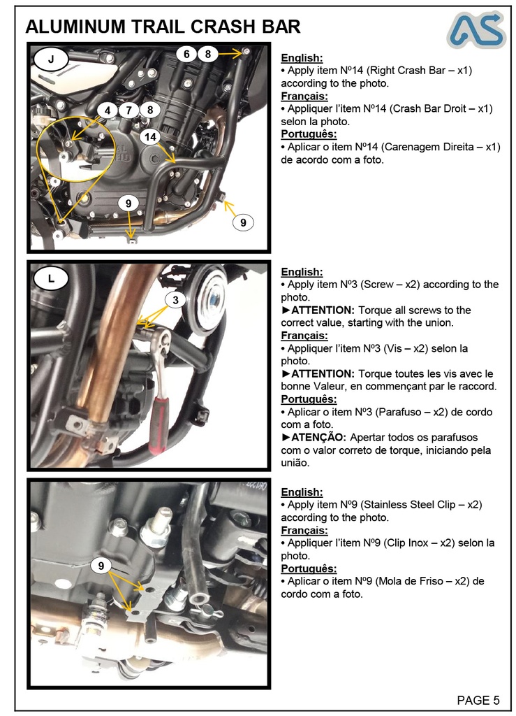 Adventure Spec RE Himalayan 450 Bashplate / low crash bars
