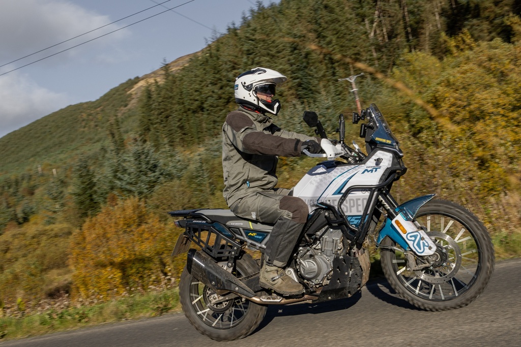 Adventure Spec CF Moto 450MT Side Luggage Racks