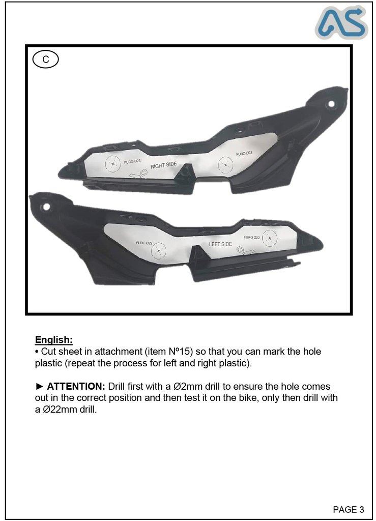 Adventure Spec CF Moto 450MT Side Luggage Racks