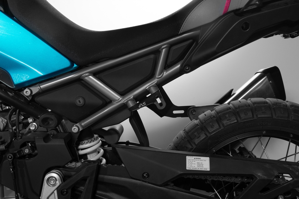 Adventure Spec CF Moto 450MT Rackless Luggage Bracket / Exhaust Hanger