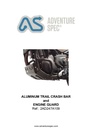 Adventure Spec RE Himalayan 450 Bashplate / low crash bars