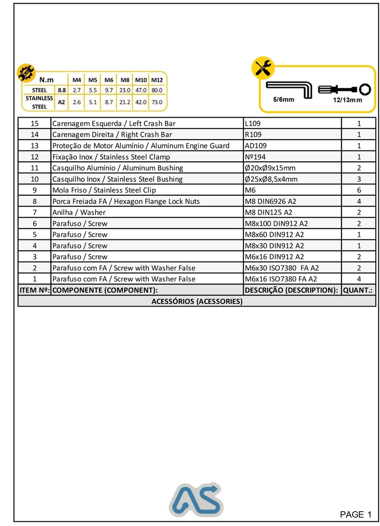 Adventure Spec RE Himalayan 450 Bashplate / low crash bars