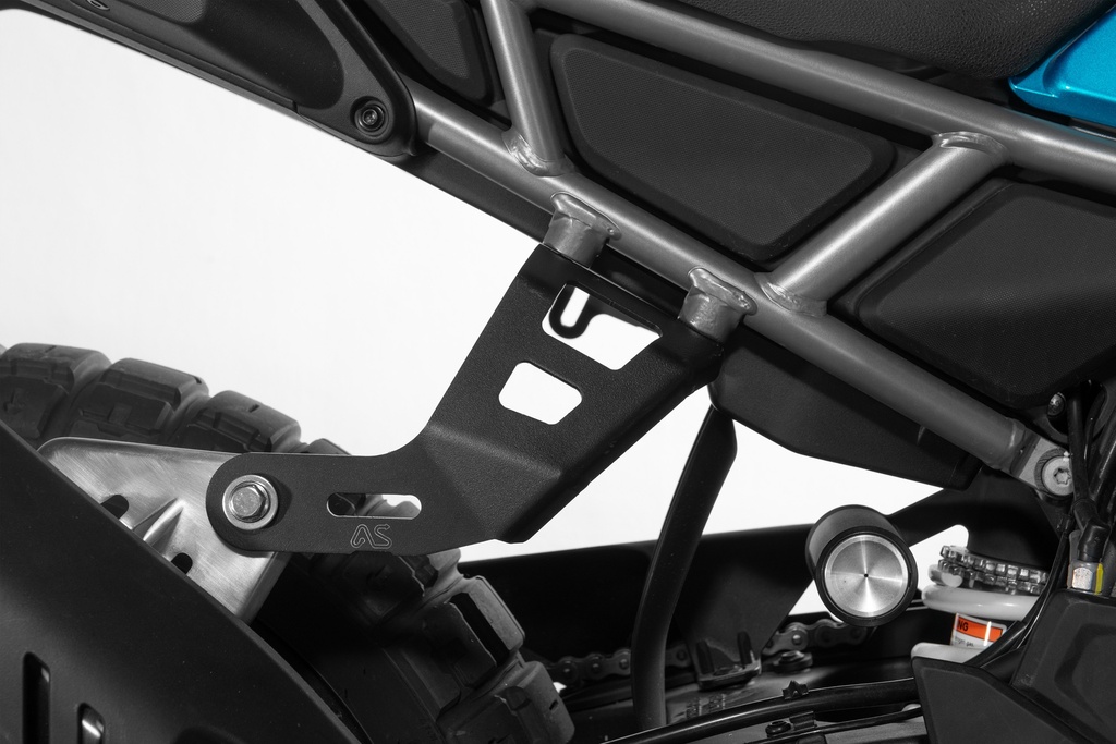 Adventure Spec CF Moto Ibex 450MT Rackless Luggage Bracket / Exhaust Hanger